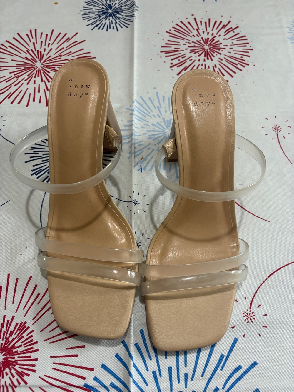 NWOT A New Day Stacy Mule Heels